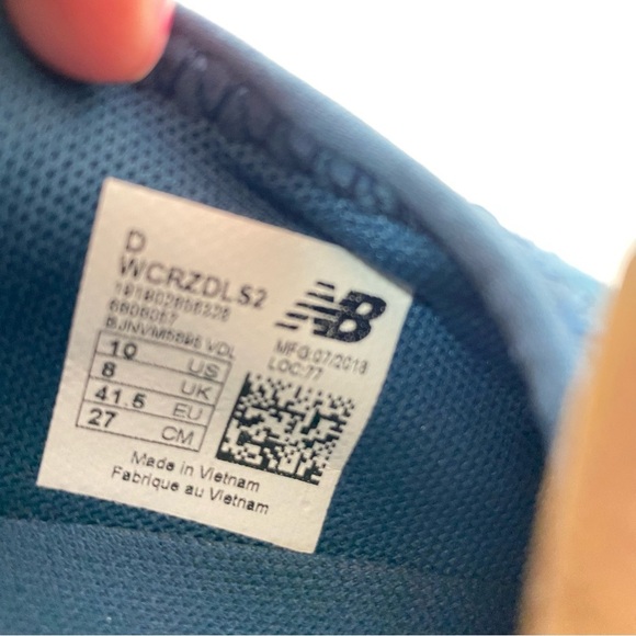 New Balance Fresh Foam Cruz Sneakers Womens 10 Mesh Fabric Teal Blue Like New - Picture 15 of 15